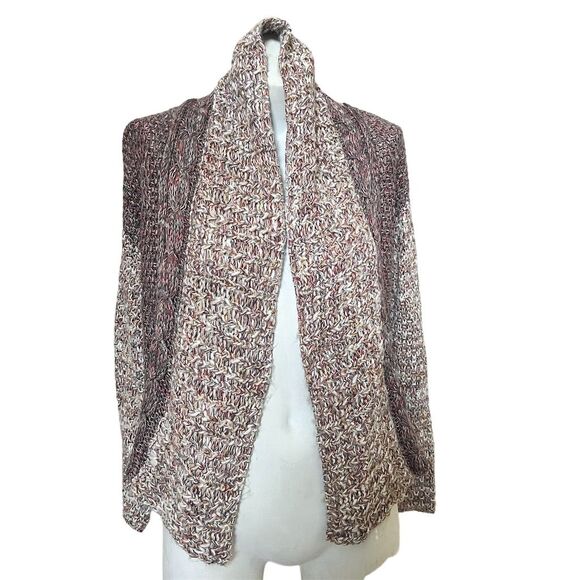 Moth by Anthropologie XS Chunky Knit Cardigan Sweater Multicolor Petite - Picture 1 of 12